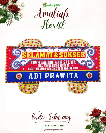 Papan Bunga Ucapan Selamat Sading